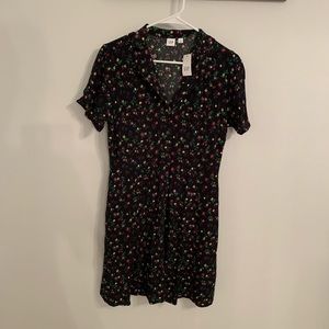Floral Gap Shirt Dress